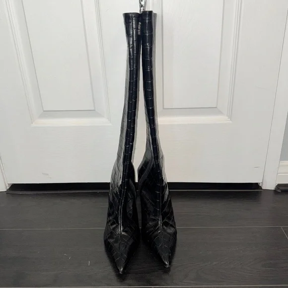 Schutz Asya Wedge Knee High Boots - Picture 7 of 8